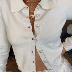 Song of Style Tangerine Sweater